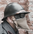 WWI FRANCOUZSKÁ PLYNOVÁ MASKA TN REPRO. French WWI gas mask Tampon TN reproduction 