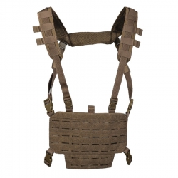 CHEST RIG s LASER panelem DARK COYOTE lehká vesta 