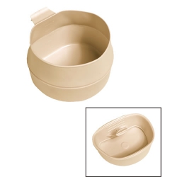 HRNEK SKLÁDACÍ ŠVÉDSKÝ WILDO® FOLD-A-CUP® plastový 600ml COYOT 