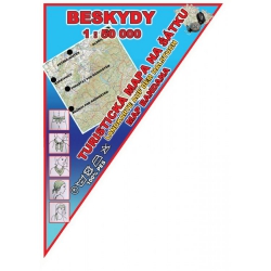 MAPA NA ŠÁTKU BESKYDY 1:50 000 