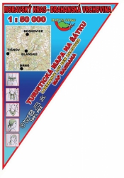 MAPA NA ŠÁTKU MORAVSKÝ KRAS-DRAHANSKÁ VRCHOVINA 1:50 000 