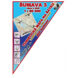 MAPA NA ŠÁTKU ŠUMAVA 3 LIPNO A OKOLÍ1:50 000 