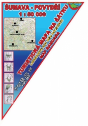MAPA NA ŠÁTKU ŠUMAVA POVYDŘÍ 1:50 000 