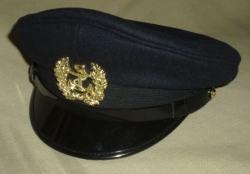 NÁMOŘNÍ KAPITÁNSKÁ ČEPICE MODRÁ 