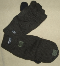 RUKAVICE PLETENÉ S  PŘEKLOPKOU A THINSULATEM 