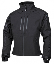 SOFT SHELL BLŮZA ČERNÁ PROTECT 