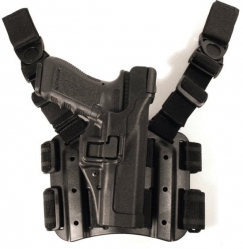 TAKTICKÉ PISTOLOVÉ POUZDRO BLACKHAWK TACTICAL SERPA HOLSTER SIG ČERNÉ 