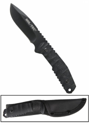 TAKTICKÝ NŮŽ S PEVNOU ČEPELÍ 440/G10 ČERNÝ 