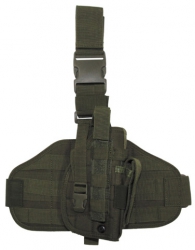 US MOLLE PISTOLVÉ POUZDRO S PANELEM NA NOHU OLIV 