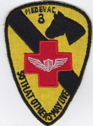 US NÁŠIVKA 1ST CAVALRY MEDEVAC VIETNAM  REPRO 