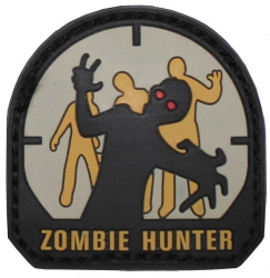 VELCRO NÁŠIVKA ZOMBIE HUNTER 5X5 CM 3D SUCHÝ ZIP 