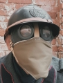 WWI FRANCOUZSKÁ PLYNOVÁ MASKA TN REPRO. French WWI gas mask Tampon TN reproduction 