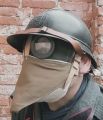 WWI FRANCOUZSKÁ PLYNOVÁ MASKA TN REPRO. French WWI gas mask Tampon TN reproduction 
