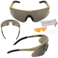 Brýle balistické SWISS EYE® RAPTOR sada 3 skla COYOTE 